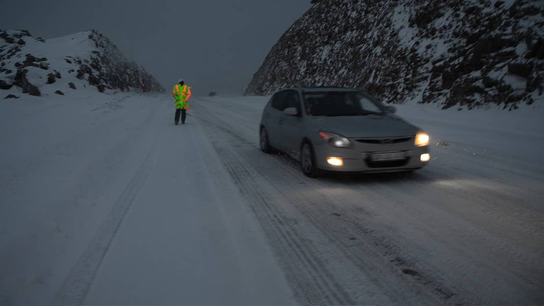 Alacabel'de kar kalınlığı 30 santimetreye ulaştı! 7